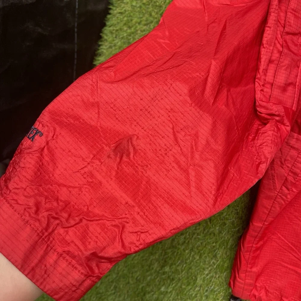 The North Face Goretex Jacket Mens Large Activent Red Hiking Outdoor Gorpcore